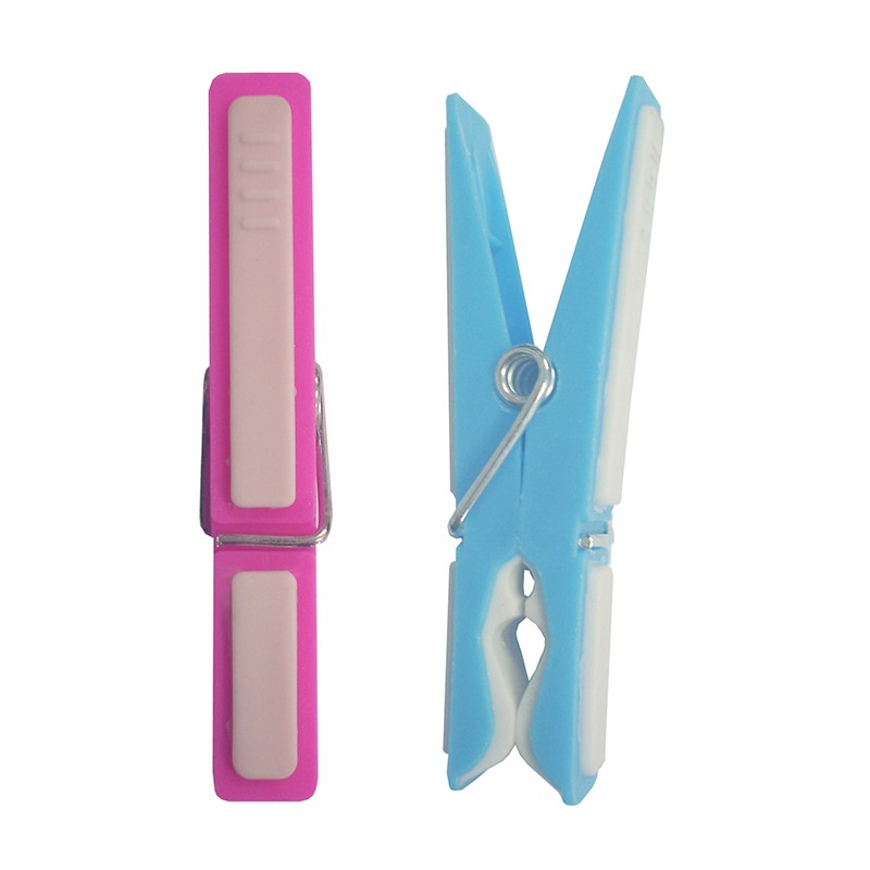 PINZA ROPA PLASTICO BI-INY 12U